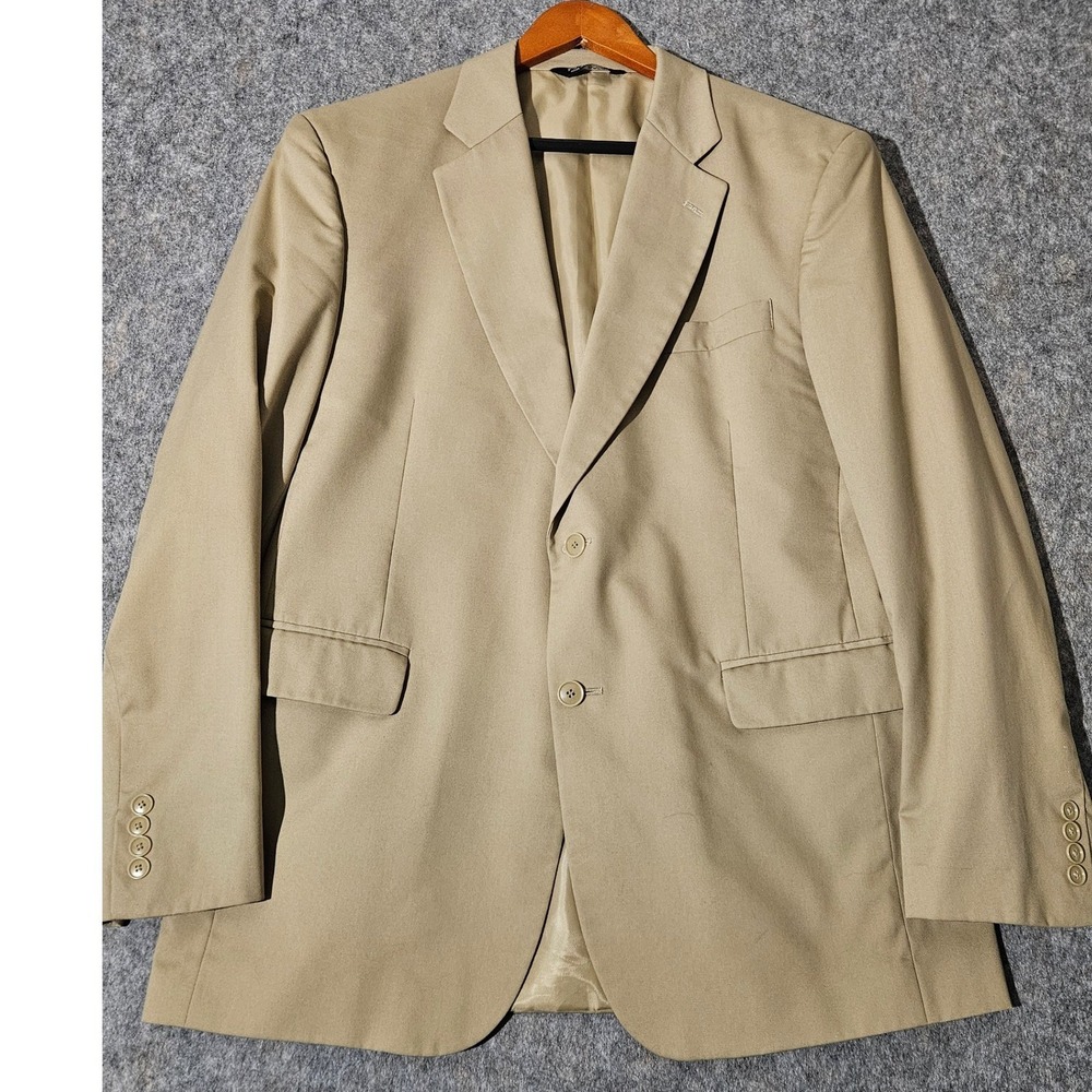 JOS A BANK Mens Tan Classic Fit Sport Coat Blazer Jacket Size 42 R